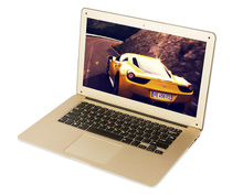 14 inch Laptop Computer Notebook Windows 7/8 Dual Core 4G 500G HDD Wifi Bluetooth Webcam Portable PC Gold with Free Shipping