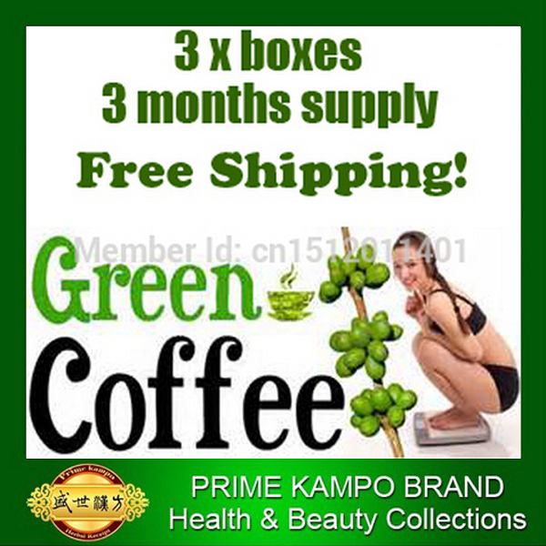 3 months supply Green coffee bean extract weight loss strong version green coffee slimming diet for