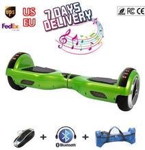 hot Smart Electric Self Balancing Scooter Hoverboard Unicycle Balance 2 Wheel Blue 6.5 inch oxboard overboard BT key free ship