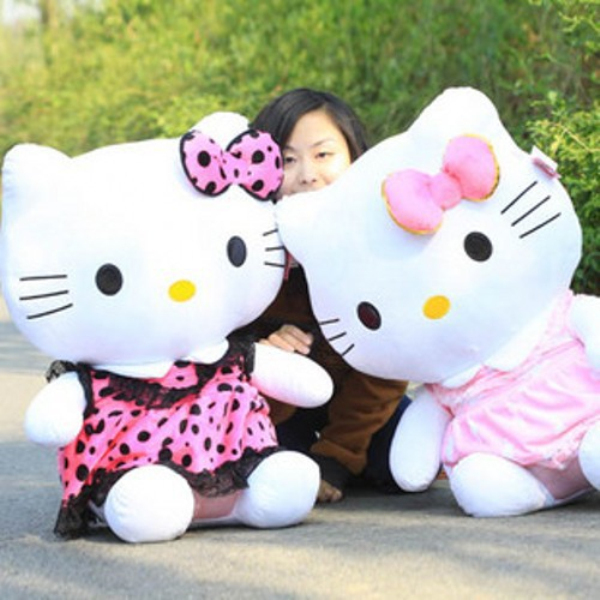 Hello kitty plush toy 75cm big size hello kitty doll Christmas gift factory supply the best price freeshipping