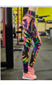 2016 High Waist Sports Pants Gym yoga suit Running Tights Women Sports Leggings Fitness Yoga Pants
