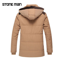 winter coat men 2015 new Men s coat detachable cap thick warm cotton jacket men outdoor