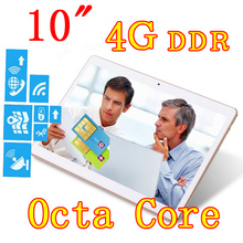 10 inch 8 core Octa Cores 1280X800 IPS DDR3 4GB ram 16GB 8.0MP 3G Dual sim card Wcdma+GSM Tablet PC Tablets PCS Android4.4 7 9