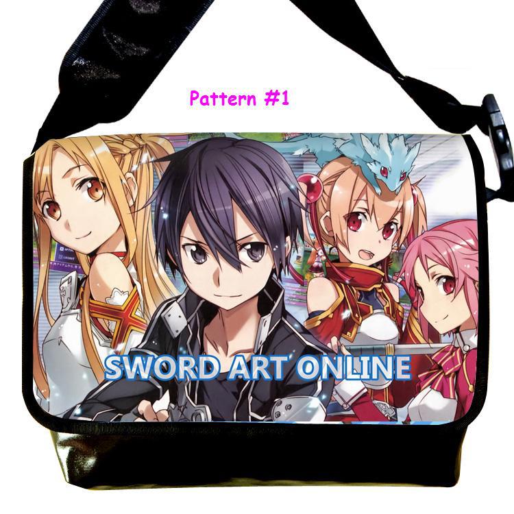 Animate PU Messenger Bag.Sword Art Online. GGO SAO.Anime Sling Shoulder