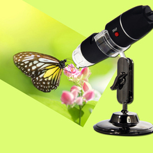 2016 New Black USB Handheld 50-500X 8-Led Video Camera Endoscope Led Digital Microscope