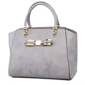 Trendy And Casual Shell Handbag Women Retro Simple PU Handbag Shoulder Bag Ladies Cute Bowknot Shoulder