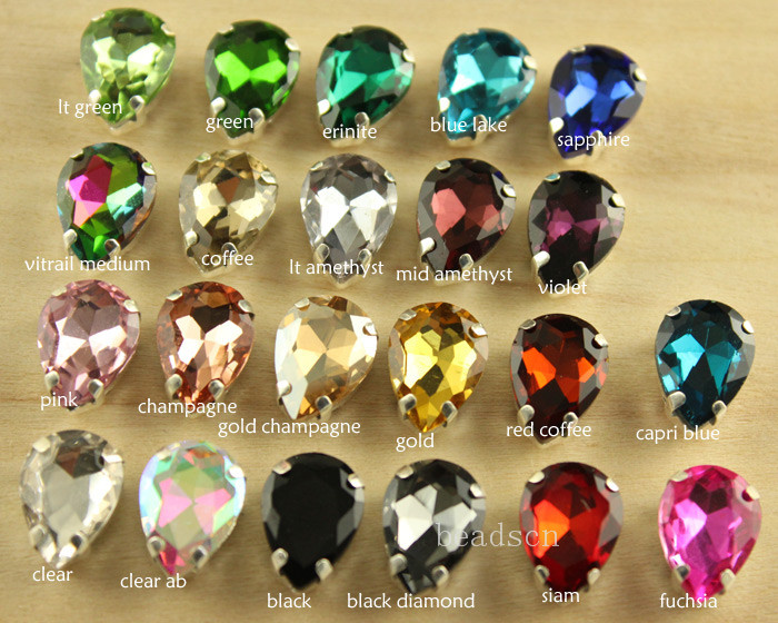 24p Vidrio Cristal Facetado Transparente frustrado Flatback imitación perlas rectángulo y-PK
