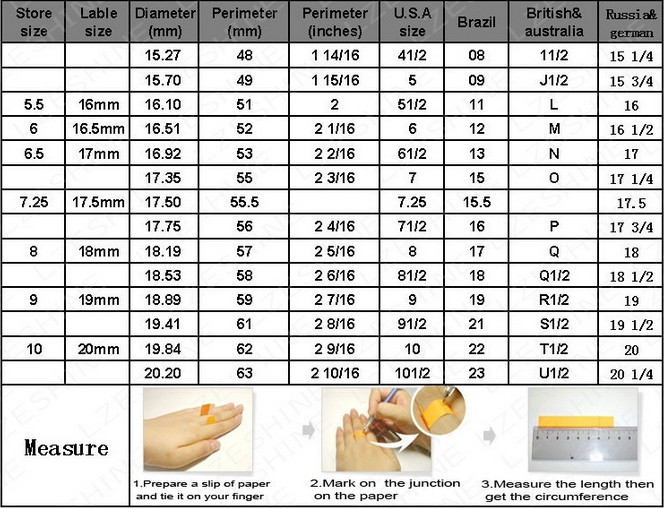 ring size