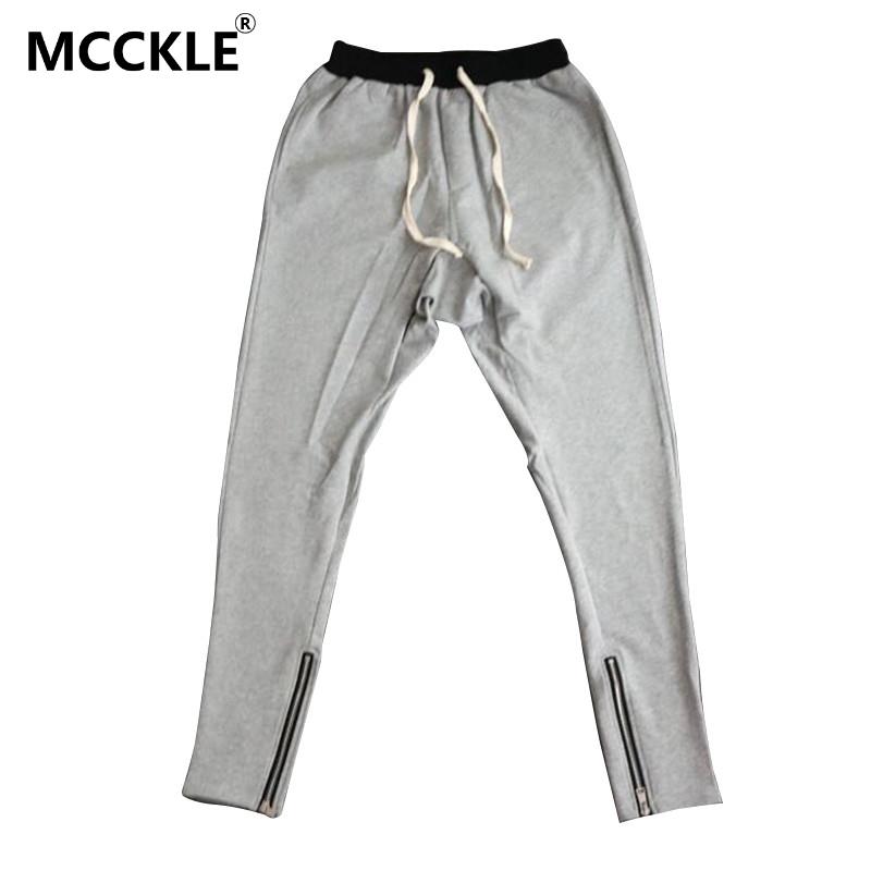 zipper ankle sweatpants