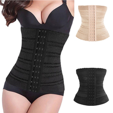 Women Waist training corsets steel bone slimming belt gaine amincissante waist trainer girdle tummy fat burner hot body shapers