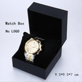 Wholesale Black Watch Storage Box Square Soft Watch Box Fashion Watch Organizer And Packing Gift Box
