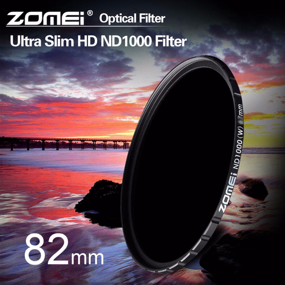 ZOMEI 82  ND1000  Pro 10  HD MC    Nd 3.0 1000   Canon Nikon Sony Pentax  82