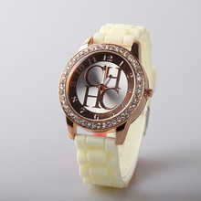 2016 New Fashion Top Luxury Brand Silicone Watches Casual Quartz Wristwatch Women Jelly watch Ladies Dress