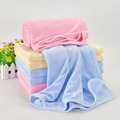 Newborn Infant High Absorbent Plush Bath Towels Children s Super Soft Velvet Towel Combed Cotton Towel