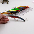 1Pcs Swinging Crank bait Minnow 16cm 16 8g 10 Colors swim Hard bait Artificial Bait Fish