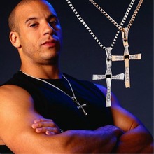 Wholesale Fashion Man Classic Jewelry The Fast and The Furious Toretto Pendant Toretto Men Cross  Necklace & Pendant  RS1