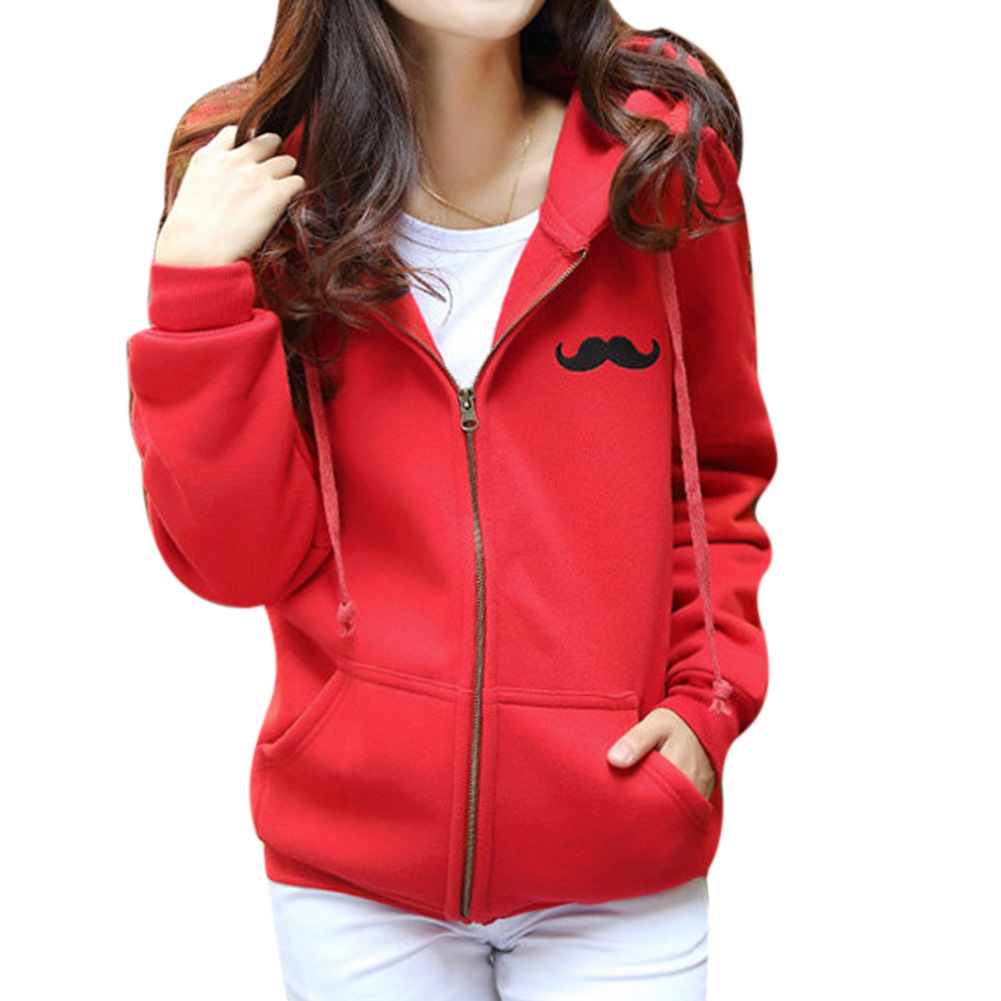 >Korean students hoodies Sweater Hoodie sweater female beard<3