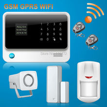 NEW Product WiFi GPRS Alarm GSM Autodial Security Alarm System Personalise Alarm System APP Control PIR Detector Door Sensor
