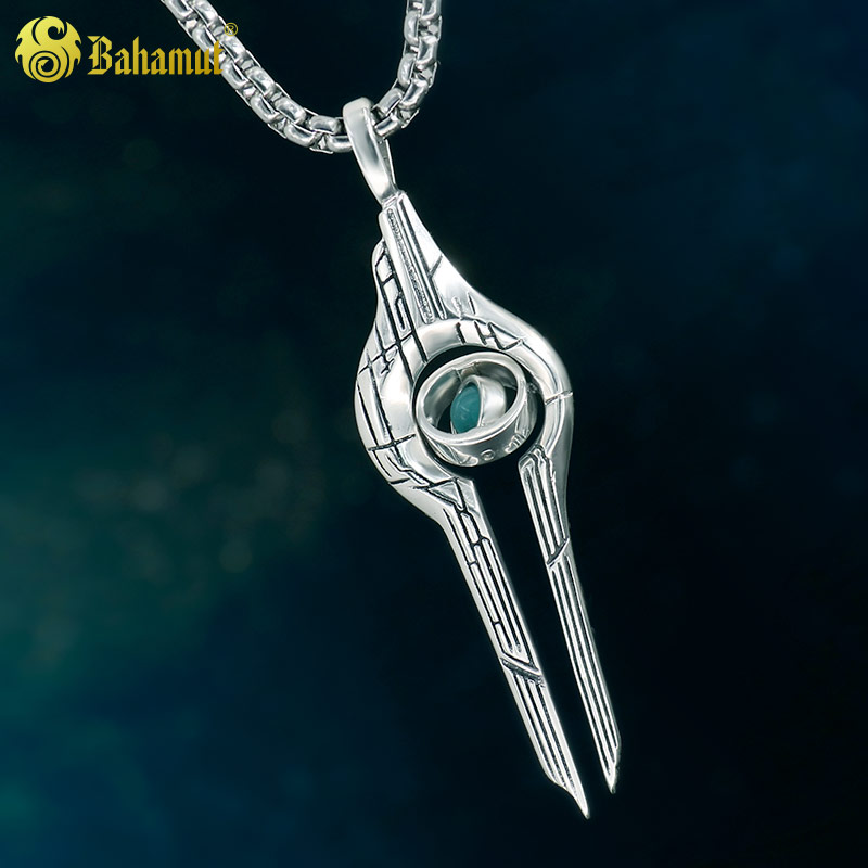 Mass Effect 4 Mass Relay Necklace 925 Sterling Necklace Game Jewelry