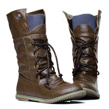 2015 new fashion motorcycle martin ankle boots for women,Autumn winter snow boots leather flats shoes plus size 34-43