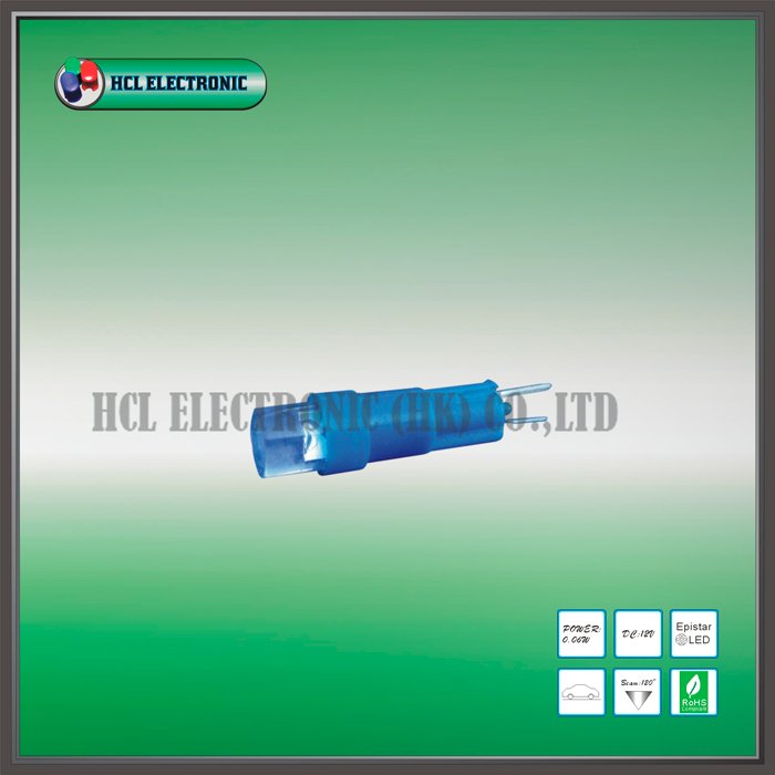 Free shipping 100pcs lot T5 wedge LED car bulb 74 2721 906 1 pc 3mm DIP