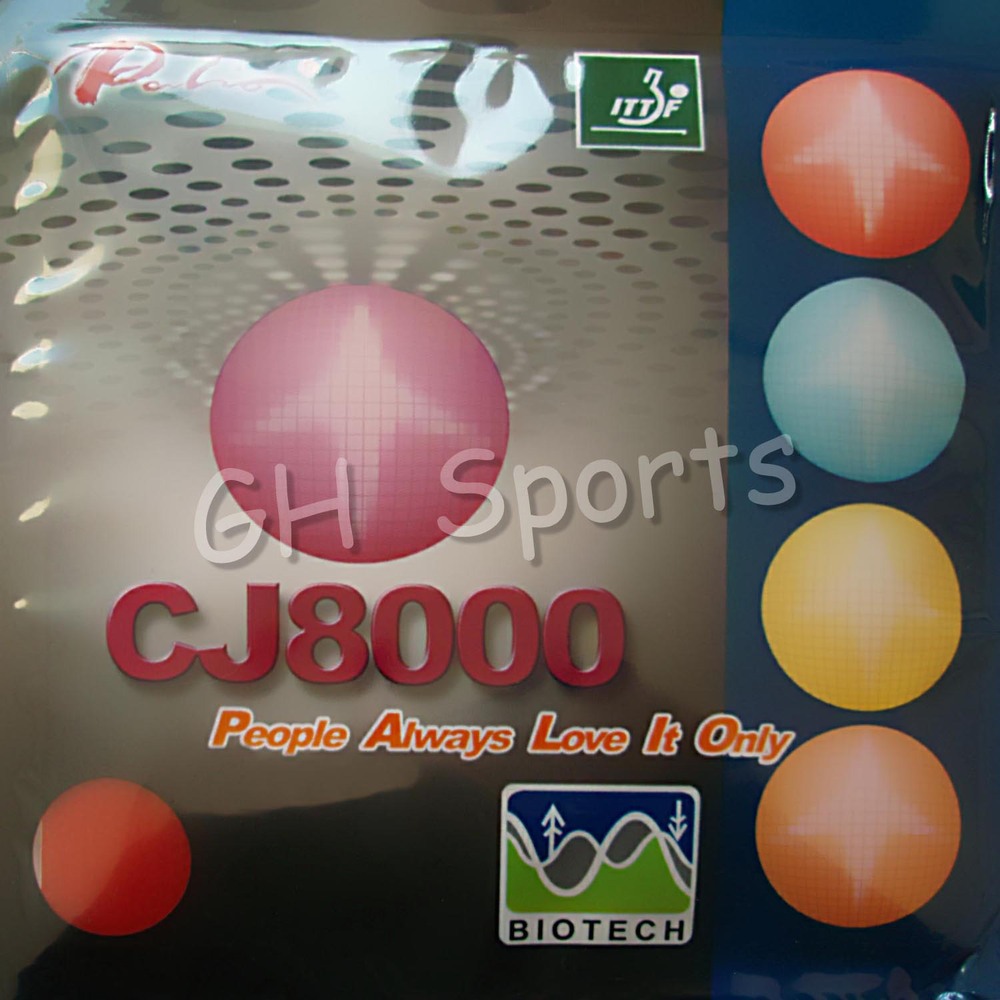 Description Picture 2 of itemPalio CJ8000 BIOTECH (2-Side Loop Type) Pips-In Table Tennis (PingPong) Rubber With Sponge (36-38 degree)