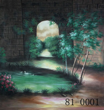 10*20ft Hand Painted Muslin scenic Backdrops for photography,photo studio background backdrop8101 , cloth photography backdrops