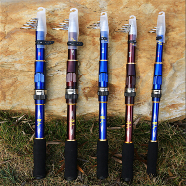 FRP+Carbon Fiber Sea Rod Fishing Rods  Telescopic ...