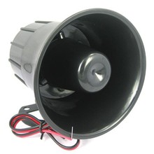 Wired Loud Alarm Siren Horn Outdoor with Bracket for Home Security Protection System