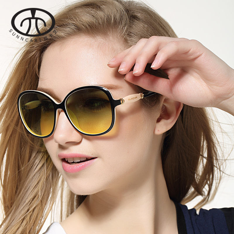 Top Fasion Retro Oval Polarized Sunglasses Women