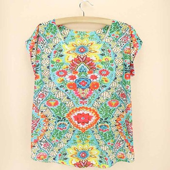 Women's dress printed tee