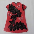 2016 New Winter Girl Costume Children Costume cotton sleeveless vest thickened Winter Dress china imported clothes