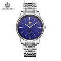 NEW 2016 ORKINA Mens Watches Top Brand Luxury Quartz Watch Fashion Casual Business stainless steel Watch