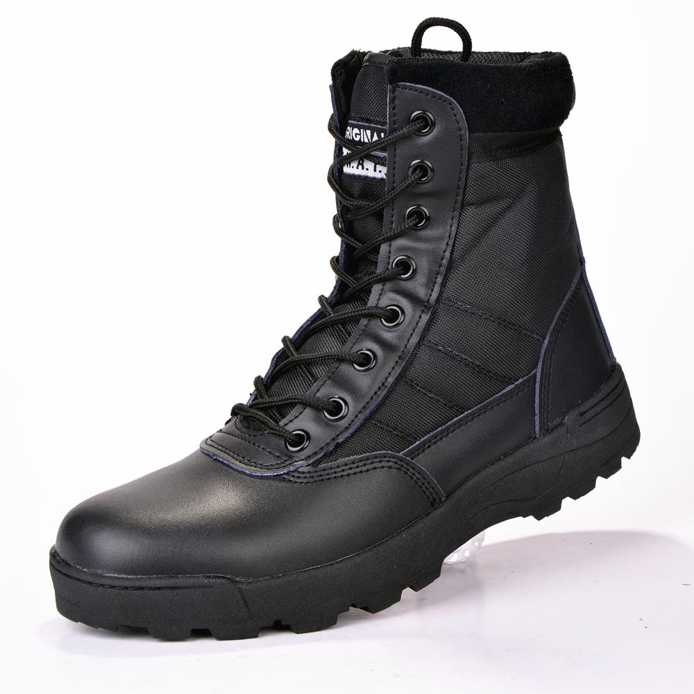 2016 Boots Military boots men solider Desert Combat Outdoor Shoes Infantry tactical boots askeri bot