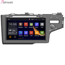 8′ Quad Core Android 5.1 Car Video GPS For FIT 2014 For Honda With Wifi BT Radio Stereo Multimedia Map Mirror Link Free Shipping