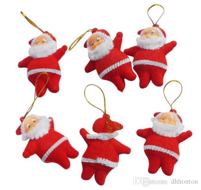  2 inch father christmas small Santa Claus christmas decoration for christmas three and window CF001