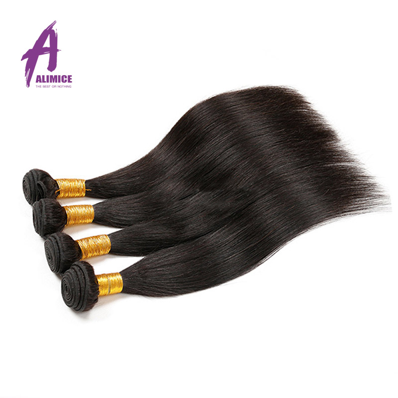 Top Quality Brazilian Beauty Hair 4 pcs 6A Brazilian Virgin Hair Straight Extension Wholesale Human Hair Weaves Free Shipping