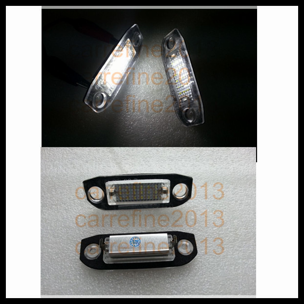 for VOLVO V60/XC60/S60 LED license plate light lamp 18 SMD number plate lamp free shipping