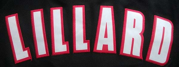 Portland #0 Damian Lillard Black Jersey_02