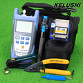 KELUSHI Fiber Optic FTTH Tool Kit with FC 6S Fiber Cleaver and Optical Power Meter 5km