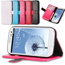 Vintage Leather Flip Case For Samsung GALAXY Grand Duos Neo I9060 I9082 Wallet Stand With Card