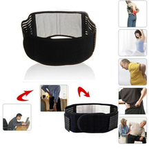 1 Pcs Tourmaline Self-heating Magnetic Therapy Waist Support Belt Lumbar Back Waist Support Brace Double Banded Adjustable Size