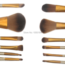 2015 new naked 3 makeup brushes maquiagen professional Cosmetic Facial nake Makeup Brush Tool Kit 12