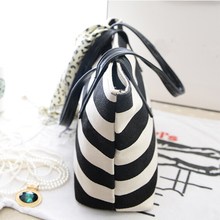 2015 New Casual Tote Bags Women Handbags Female Crossbody Bags All match Chic Girls Handbags stripe