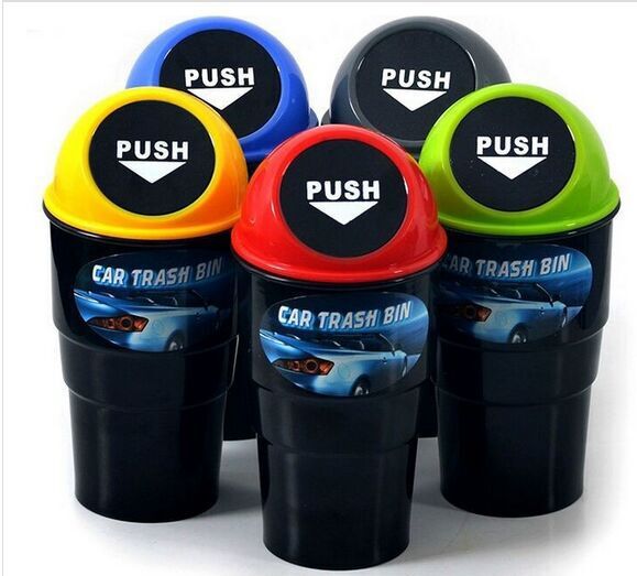 2015 Car Trash Can Garbage Dust For Opel astra opel astra h astra g insignia Opel mokka car emblem