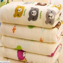 2015 New Arrival Comfortable Baby Face Towels 100% Cotton Children Towels Cartoon Face Towels 50x20cm