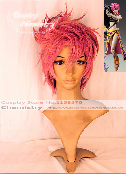 jojo's bizarre adventure vento aureo trish una cosplay wig with