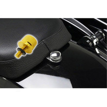 3 Colors Billet Aluminum Knurled Seat Bolt Motorcycle Accessories Universal for 1996-2015 Harley Davidson Dyna Softail Sportster