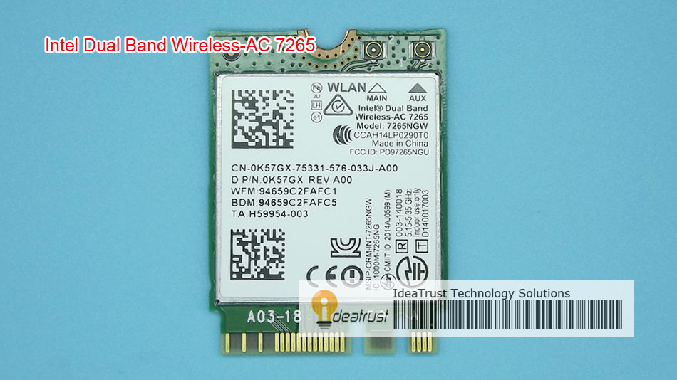 Intel Dual band Wireless AC 7265 7265NGW 7265 AC intel7265 BT4.0 ...
