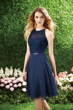 2016 Vestido De Festa Coutry Freeshipping Style Lace Cap Sleeve Bridesmaid Dresses Dark Navy Top Prom Party Gowns New Fashion